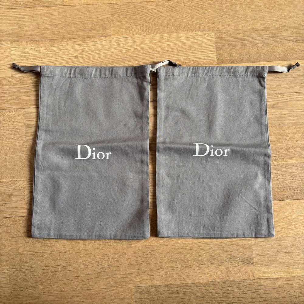 Dior 2 dust bags/shoe bags